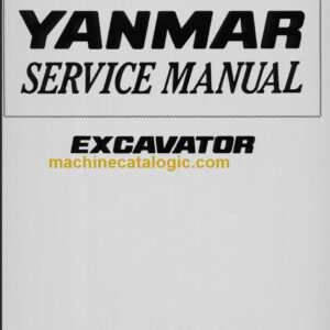 YANMAR VIO40-1 SERVICE MANUAL