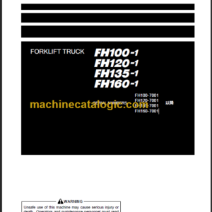 KOMATSU FB100-1 FH120-1 OPERATION MANUAL