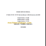 NAVISTAR DT446-DT570-HT570 SERVICE MANUAL