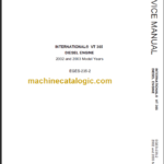 NAVISTAR VT365 SERVICE MANUAL