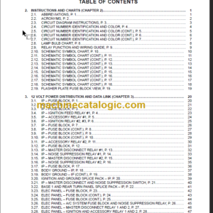 NAVISTAR IC BUS AE SERIES CIRCUIT DIAGRAMS