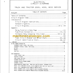 NAVISTAR CTS-5122K ELECTRICAL CIRCUIT DIAGRAM