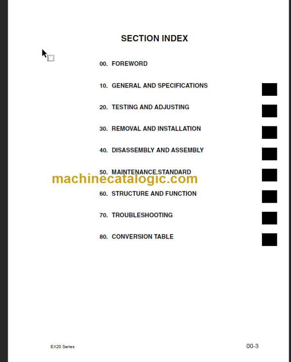 KOMATSU FD135 150E 160E-7 SHOP MANUAL