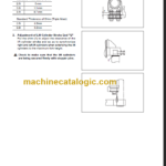 KOMATSU FD20H 25H-17 SHOP MANUAL