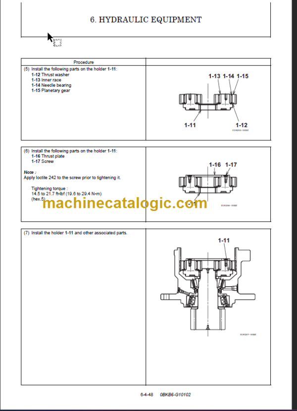 YANMAR SV100-1 SERVICE MANUAL