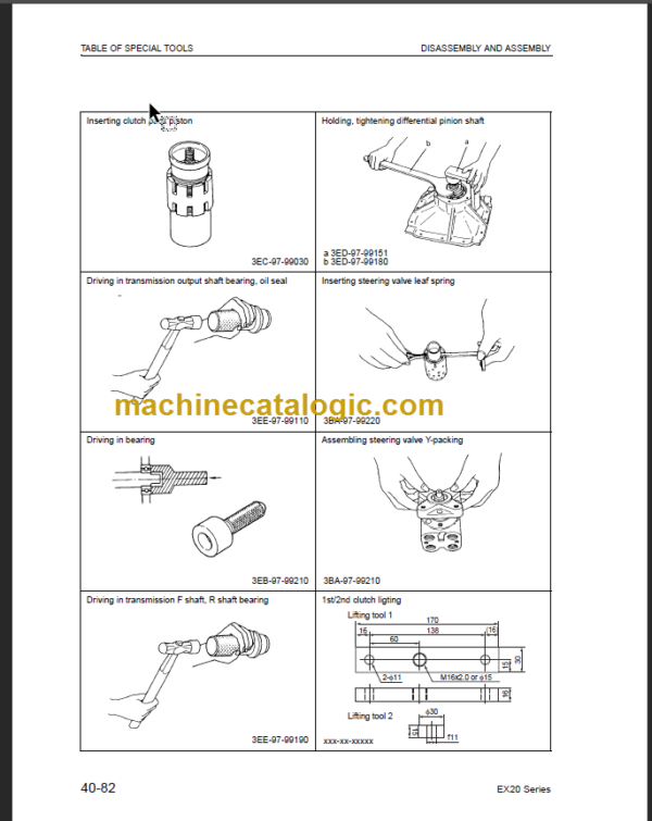 KOMATSU FD135 150E 160E-7 SHOP MANUAL