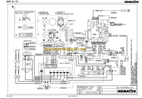 KOMATSU MWP20 30J-1R ELECTRIC COLLECTION