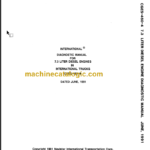 NAVISTAR CGES-460 ENGINE DIAGNOSTIC MANUAL