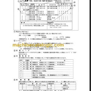 TAKEUCHI TB216 MINI Excavator Parts Manual