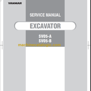 YANMAR SV05-A SV05-B SERVICE MANUAL