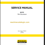 NEW HOLLAND E57C SERVICE MANUAL