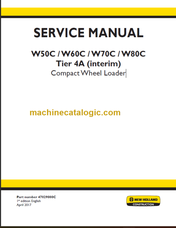 W50C-W60C-W70C-W80C TIER4A SERVICE MANUAL