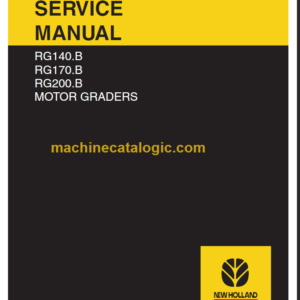 NEW HOLLAND RG140B-RG170B-RG200B SERVICE MANUAL