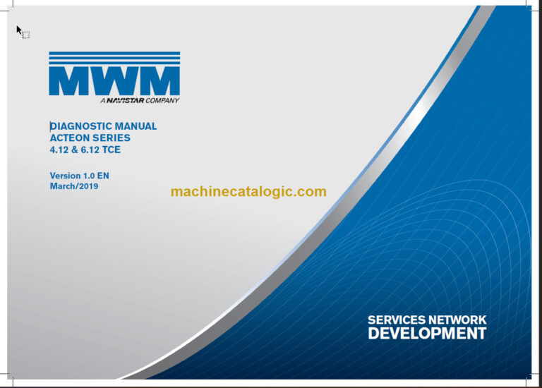 MWM ACTEON SERIES 4.12-6.12 TCE DIAGNOSTIC MANUAL