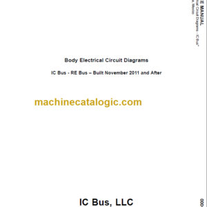 NAVISTAR IC BUS RE BUS BODY CIRCUIT DIAGRAMS