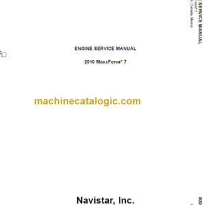 NAVISTAR MAXXFORCE 7 ENGINE SERVICE MANUAL