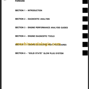 NAVISTAR CGES-460 ENGINE DIAGNOSTIC MANUAL