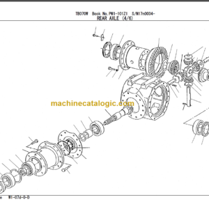 TAKEUCHI TB070W Hydraulic Excavator Parts Manual