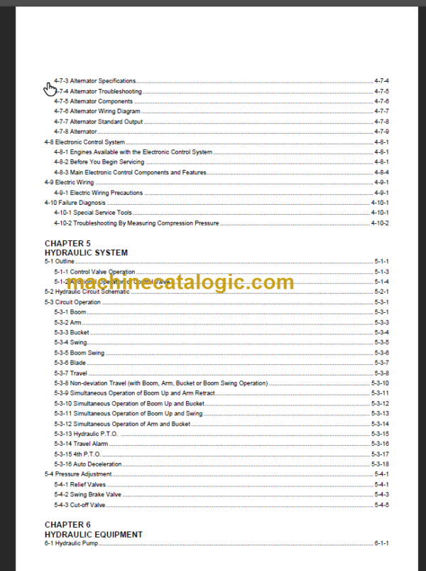 YANMAR SV100-1A SERVICE MANUAL