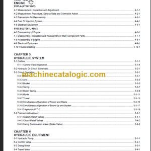 YANMAR SV05-A SV05-B SERVICE MANUAL