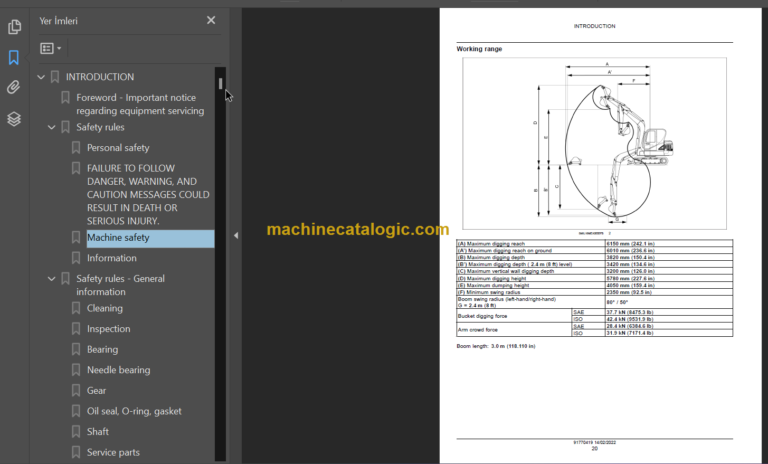 NEW HOLLAND E57C SERVICE MANUAL