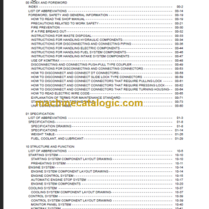 KOMATSU FH70-2 SHOP MANUAL