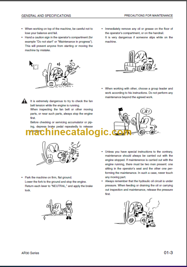 KOMATSU FB10RL 13RL 15RL 18RL-12 SHOP MANUAL