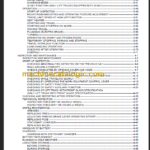 KOMATSU FB25-12 OPERATION AND MAINTENANCE MANUAL