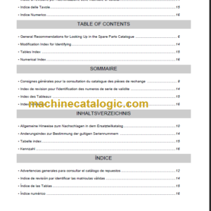 KOMATSU MWS10-1R MWS12-1R PARTS CATALOGUE