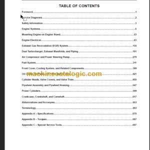 NAVISTAR MAXXFORCE 7 ENGINE SERVICE MANUAL