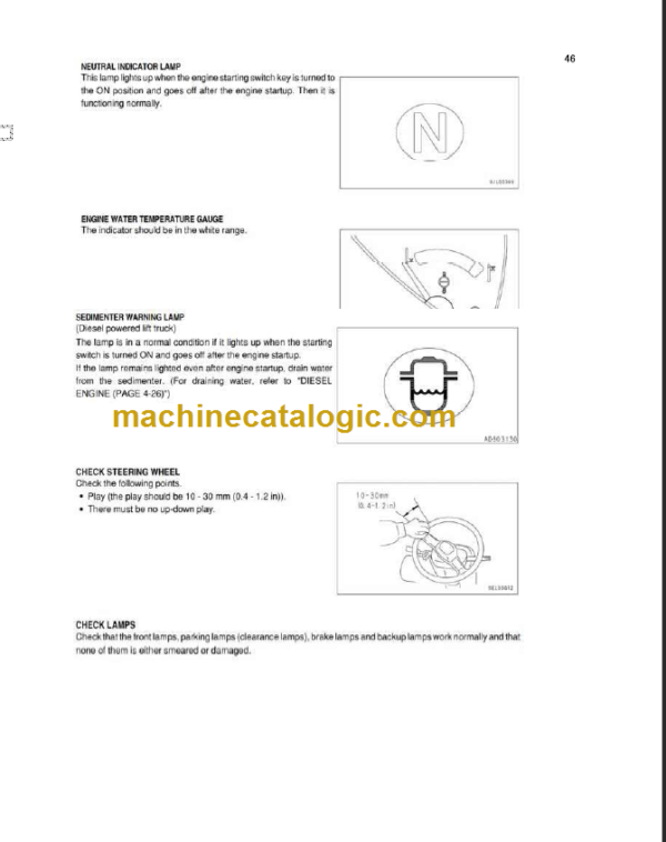 KOMATSU FG20(H) 25(H) 30 35A-16 SERVICE TRAINING