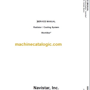 NAVISTAR WORKSTAR RADIATOR-COOLING SERVICE