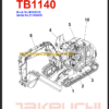 TAKEUCHI TB1140 Compact Excavator Parts Manual 