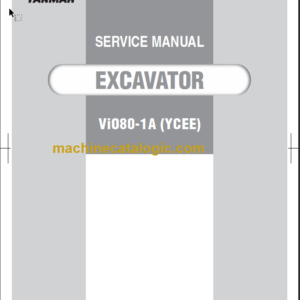 YANMAR VIO80-1A YCEE SERVICE MANUAL