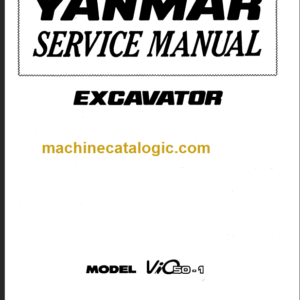 YANMAR VIO50-1 SERVICE MANUAL