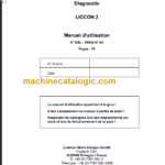 LIEBHERR LTM 1030 2.1 MANUEL D'UTILLASATION FR