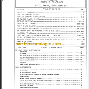 NAVISTAR INTERNATIONAL CTS-5119TA CIRCUIT DIAGRAM