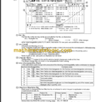 TAKEUCHI TB215R Hydraulic Excavator Parts Manual Engine