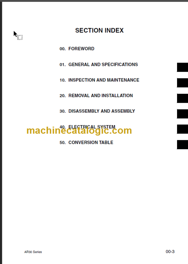 KOMATSU FB10RS 13RS 15RS 18RS-12 SHOP MANUAL