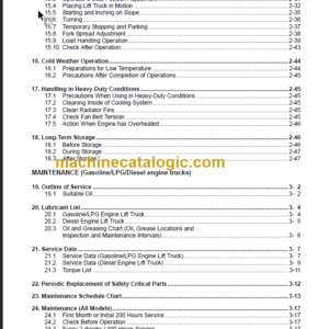 KOMATSU FD40 45 OPERATION MANUAL