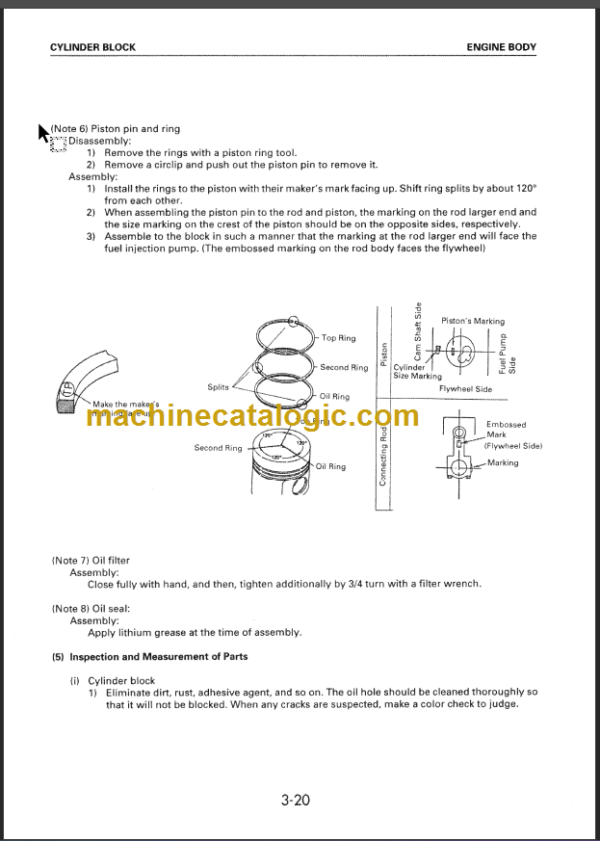 KOMATSU 4D92E 4D94E 4D98E SHOP MANUAL