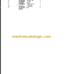 TAKEUCHI TB1140 Compact Excavator Parts Manual 