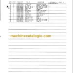 TAKEUCHI TB15FR Mini Excavator Parts Manual Engine