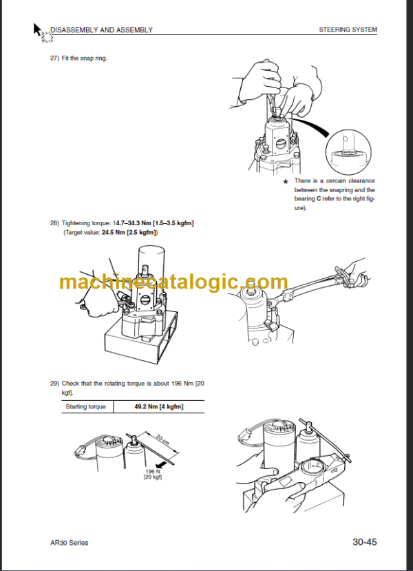 KOMATSU FB10RS 13RS 15RS 18RS-12 SHOP MANUAL