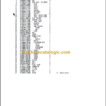 TAKEUCHI TB215R Hydraulic Excavator Parts Manual Engine