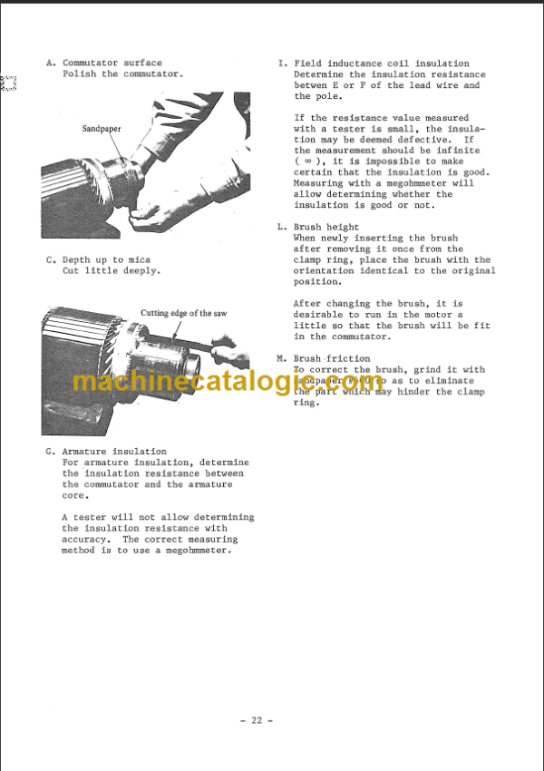 KOMATSU FB30-1 SHOP MANUAL