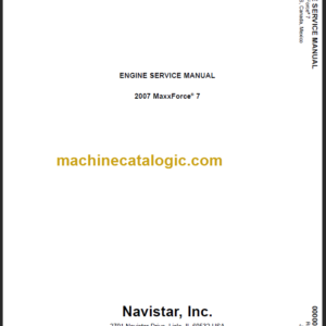 NAVISTAR MAXXFORCE7 ENGINE SERVICE MANUAL