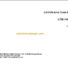 LIEBHERR LTM1500 8.1 ERROR CODE MANUAL