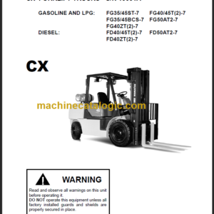 KOMATSU MWP18-1R MWP20-1R PARTS CATALOGUE