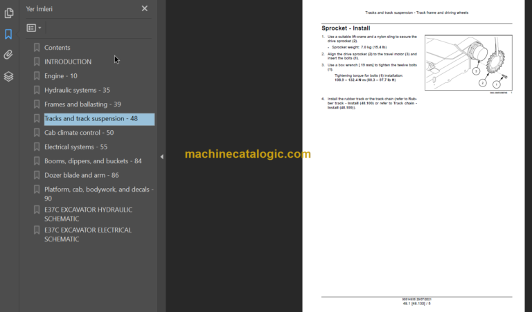 NEW HOLLAND E37C SERVICE MANUAL